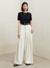 High Waist Wide Leg Trousers