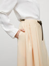 Pleated Skirt With Belt