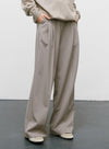 High Waist Wide Leg Casual Trousers