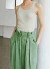 High Waist Casual Wide Leg Pants