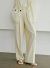 High Waist Casual Wide Leg Pants