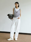 Straight-Leg Casual Trousers