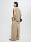 Long Casual Wide-Leg Trousers