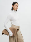 160s Wool Knitted Turtleneck Basic Sweater