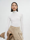 160s Wool Knitted Turtleneck Basic Sweater