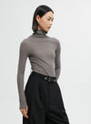 160s Wool Knitted Turtleneck Basic Sweater