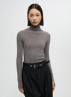 160s Wool Knitted Turtleneck Basic Sweater