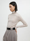 160s Wool Knitted Turtleneck Basic Sweater