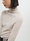 160s Wool Knitted Turtleneck Basic Sweater