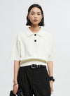 Cotton Polo Collar T-Shirt