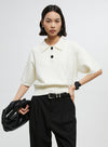 Cotton Polo Collar T-Shirt