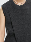 Wool H-Shaped Loose Vest