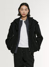 Drawstring Jacket Removable Hood