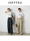 Drawstring Straight Leg Casual Pants