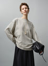 Striped Long-Sleeved T-Shirt With Pockets