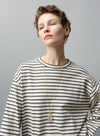 Striped Long-Sleeved T-Shirt With Pockets