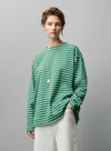 Striped Long-Sleeved T-Shirt With Pockets