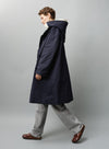 Medium Length Hooded Trench Coat