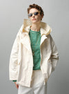 Short Hooded Trench Coat