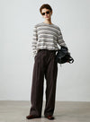 Corduroy Straight Leg Casual Pants