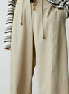 Drawstring Straight Leg Casual Pants