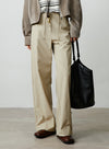 Drawstring Straight Leg Casual Pants