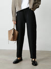 Twill Straight Leg Casual Pants