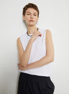 Loose casual sleeveless T-shirt