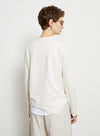 Cotton Basic Color Long Sleeved T-Shirt