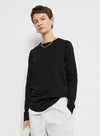 Cotton Basic Color Long Sleeved T-Shirt