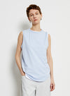 Loose casual sleeveless T-shirt