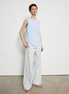 Loose casual sleeveless T-shirt