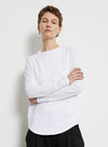 Cotton Basic Color Long Sleeved T-Shirt