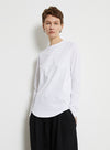 Cotton Basic Color Long Sleeved T-Shirt