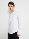 Cotton Basic Color Long Sleeved T-Shirt