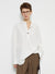 White Loose Coin Button Shirt