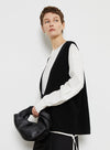 Cashmere Deep V-Neck Vest