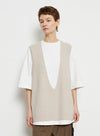 Cashmere Deep V-Neck Vest