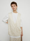 V-Neck Sequin Pullover Vest