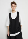 U-Neck Casual Layered Vest