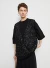 V-Neck Sequin Pullover Vest