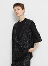 V-Neck Sequin Pullover Vest