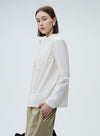 White Casual Long Staple Cotton Shirt