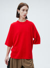 Wool Knitted Short Sleeved T-Shirt