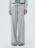 High Waisted Drawstring Straight Wide Leg Pants