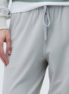 High Waisted Drawstring Straight Wide Leg Pants