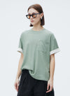 Double Layered Short Sleeved T-Shirt