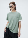 Double Layered Short Sleeved T-Shirt