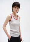 U-Neck Color Block Tank Top