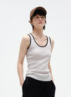 U-Neck Color Block Tank Top